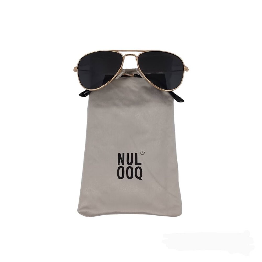 Nulooq Poloarized Aviator Kids Sunglasses NEW -Unisex -Gold Frames